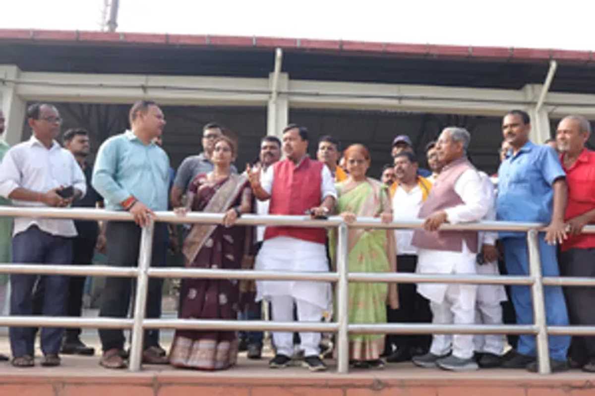 पटना में विधानसभा अध्यक्ष नंदकिशोर यादव ने छठ घाटों का जायजा लिया